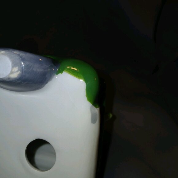 St. Patricks Day Ceramic Green Truck With Shamrocks By Kohls New with Tags Patty - Picture 15 of 16